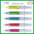 Needle Tube Shaped high quality colorful highlighter